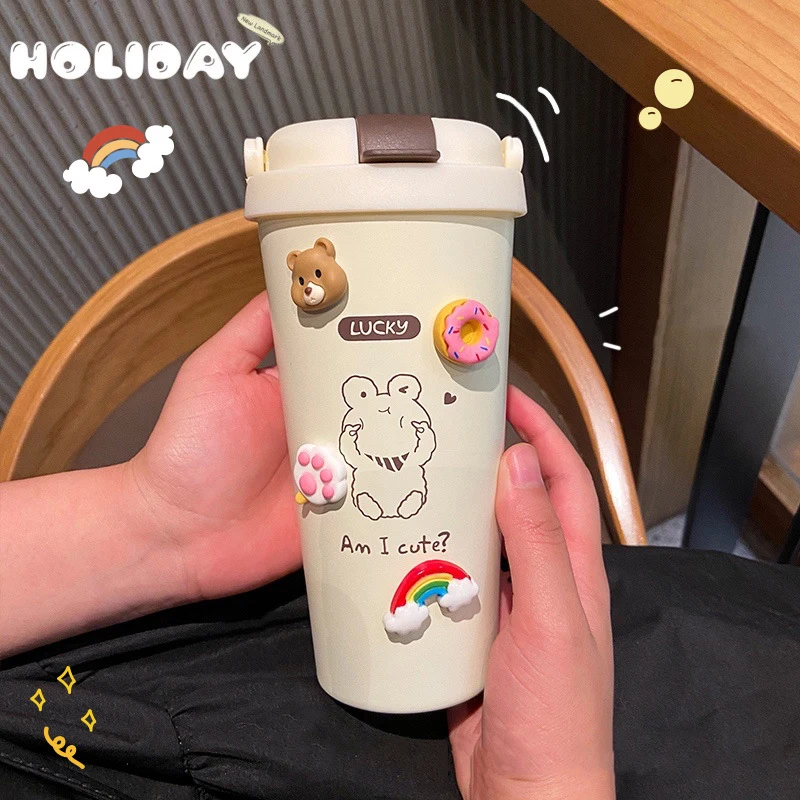 Термос из нержавеющей стали 500 мл с изображением героев мультфильмов | Дом и сад