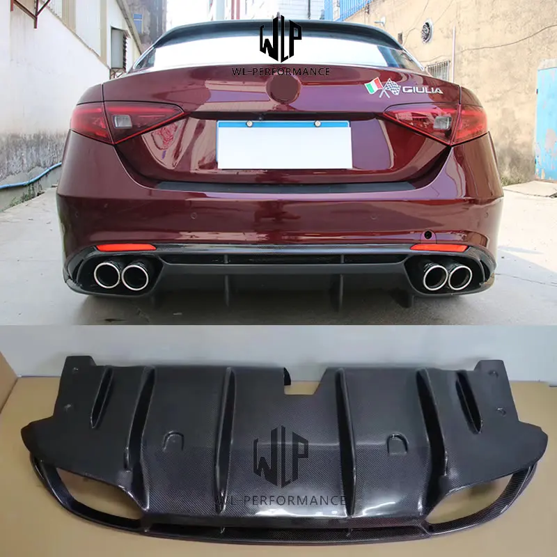 Высококачественный комплект для кузова из углеродного волокна задний диффузор