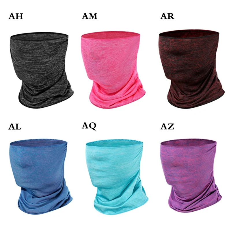 Дышащая быстросохнущая велосипедная маска для лица шарф Спортивная ледяной шелк