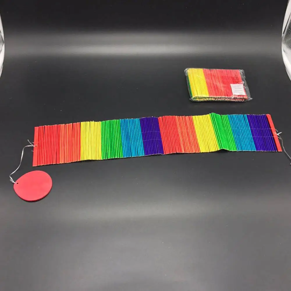 Красочные колокольчики ветра витая Радуга 80*50*8 см Подвеска окно сад дом сделай