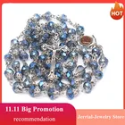 Цепочка с крестом, Хрустальный розарий