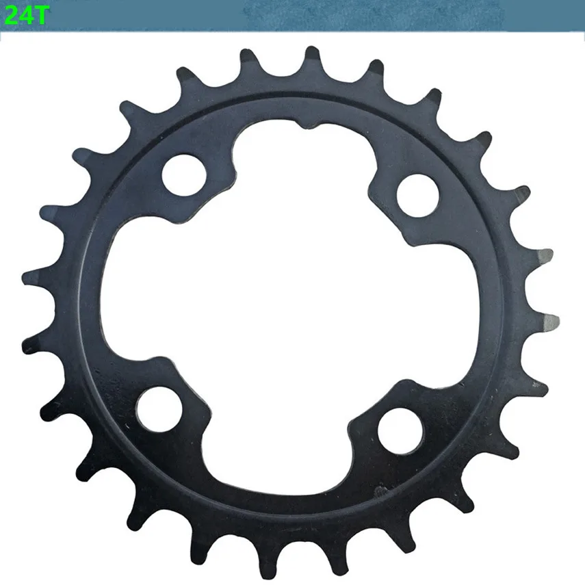 24T зубной диск для велосипеда стальной трафарет колеса Shimano шатун со звездами
