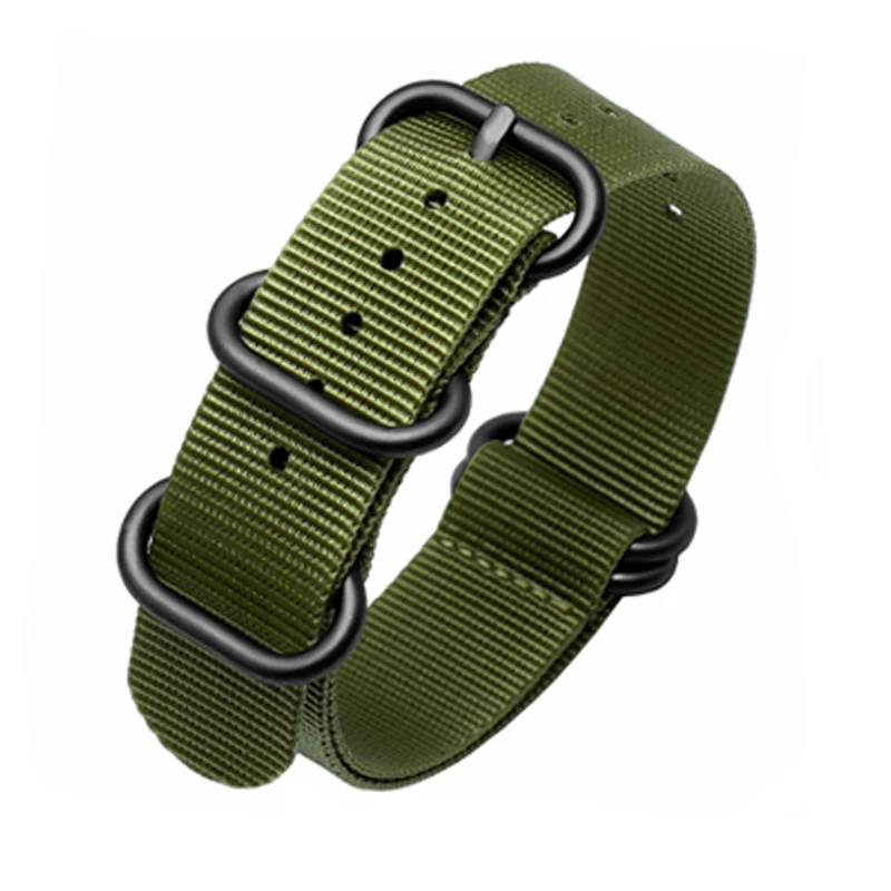 Нейлоновые Ремешки для наручных часов BORONG NATO ремешок 22 мм 2 00 толщина мягкий