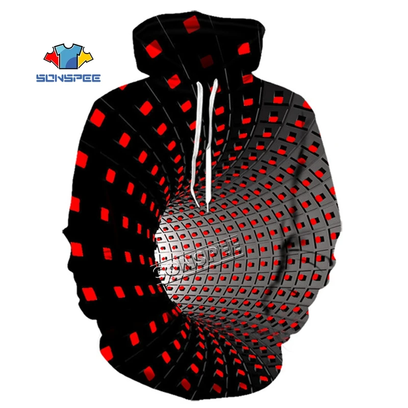 SONSPEE/новый стиль 3D толстовки для мужчин/женщин цветные psychedelic 3d принт мужские Поп