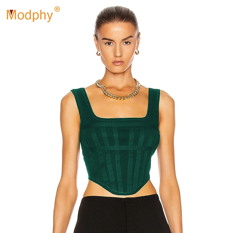 

Бандажный жилет, укороченные топы, корсет, Женский вечерний сексуальный вечерние п с квадратным воротником, Женский бюстье с открытой спино...