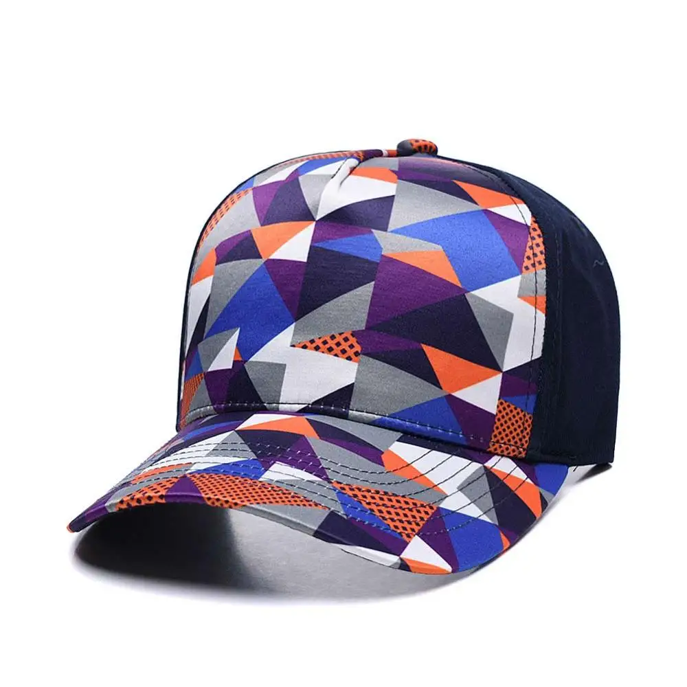 Популярная мужская бейсбольная кепка модная с геометрическим принтом