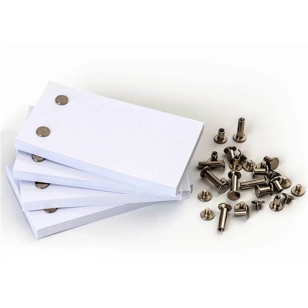 

4pc Blank Flip Book Paper with Holes 240 Sheets Flipbook Animation Paper Early Educational Learning Gift School Supplies For Kid