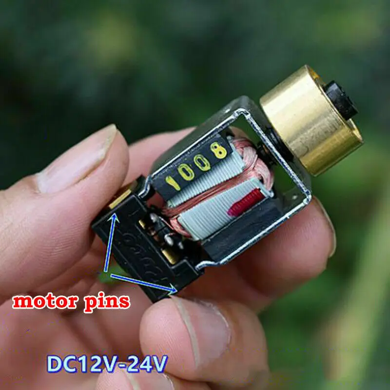 Мини 5-полюсный роторный двигатель постоянного тока 12В-24В Высокоскоростной микро