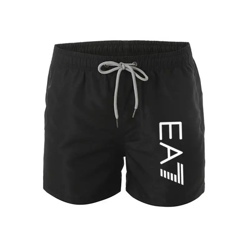 

2021 Summer New Casual Men's Running Shorts Quick-drying Fitness Short Beach Shorts Swimming Trunks Men's Running Shorts Men