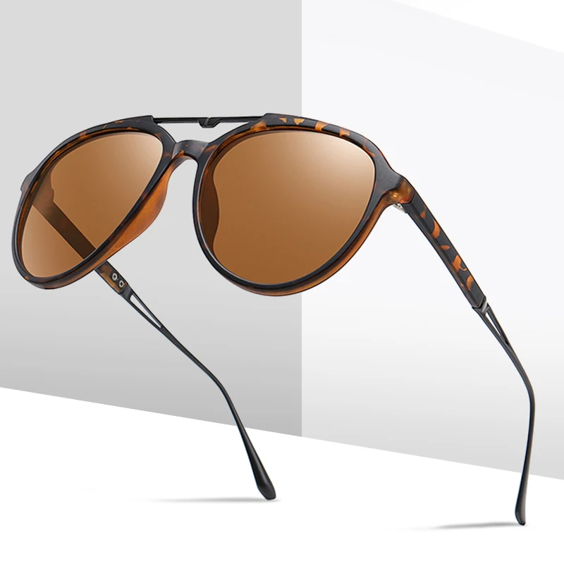 Солнцезащитные очки Мужские женские черные поляризационные для вождения в стиле