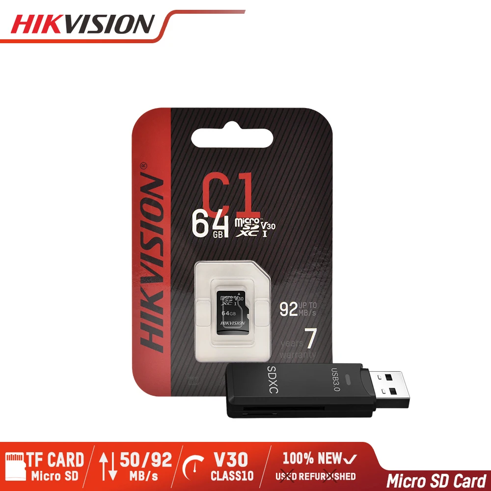 

HIKVISION Memory card Class10 8GB 16GB 32GB 64GB 128GB 256gb Max 92M/s MicroSDHC/XC UHS-I TF Micro SD Card #C1