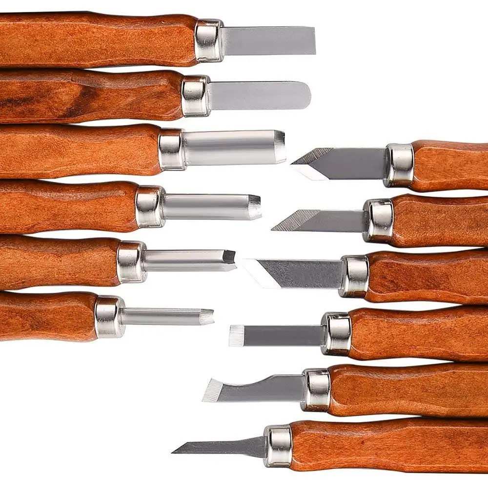 12 шт. искусственный нож для обычной резки дерева инструменты рукоделия и
