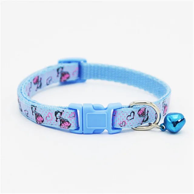 2 шт. ошейник для питомцев щенка с рисунком маленькой девочки котенком