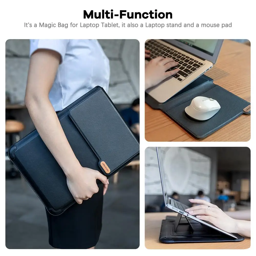 NILLKIN сумка для ноутбука с подставкой Macbook Air 13 чехол Pro M1 2021 PU кожаный pro 14 |