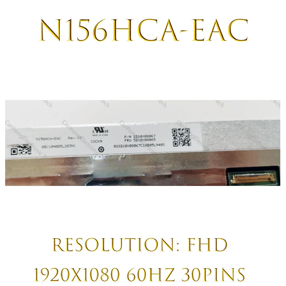 ЖК-экран T15p N156HCA-EAC C1 LP156WFH-(SP)(P1) B156HAN02.1 для ноутбука Thinkpad T15P Gen 2 21A7 21A8 15 6 дюймов