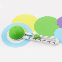 multi functional circle cutter rotary paper knife hand tool portable art craft scrapbooking pictures round mini diy cards making