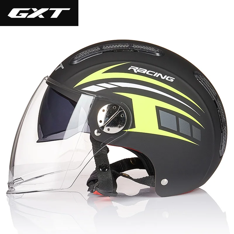 Мужской и Женский мотошлем GXT для электрического скутера мотоциклетный полушлем