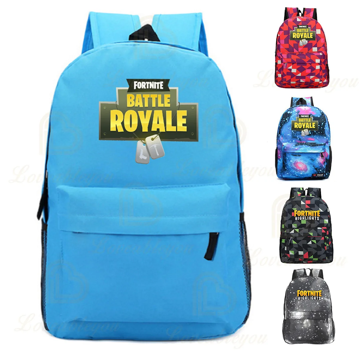 

Fortnite Canvas Schoolbags for Students Battle Royale Backpack Durable Laptop Backpacks Men Women Travel Bookbags Notebook Bag