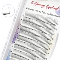2d 3d 4d eyelashes premade volume fans soft natural mink lashes individual eyelash extension cd curl lashes russian short stem