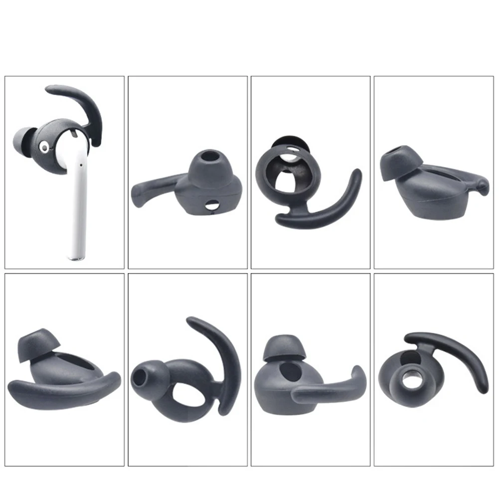 1 пара силиконовых сменных наушников-вкладышей чехол для AirPods 1 2 EarPods