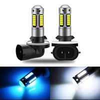 2x h27 881 led bulb h27w2 car fog lights auto replacement bulbs auto fog lamp day running light auto drl driving lamp