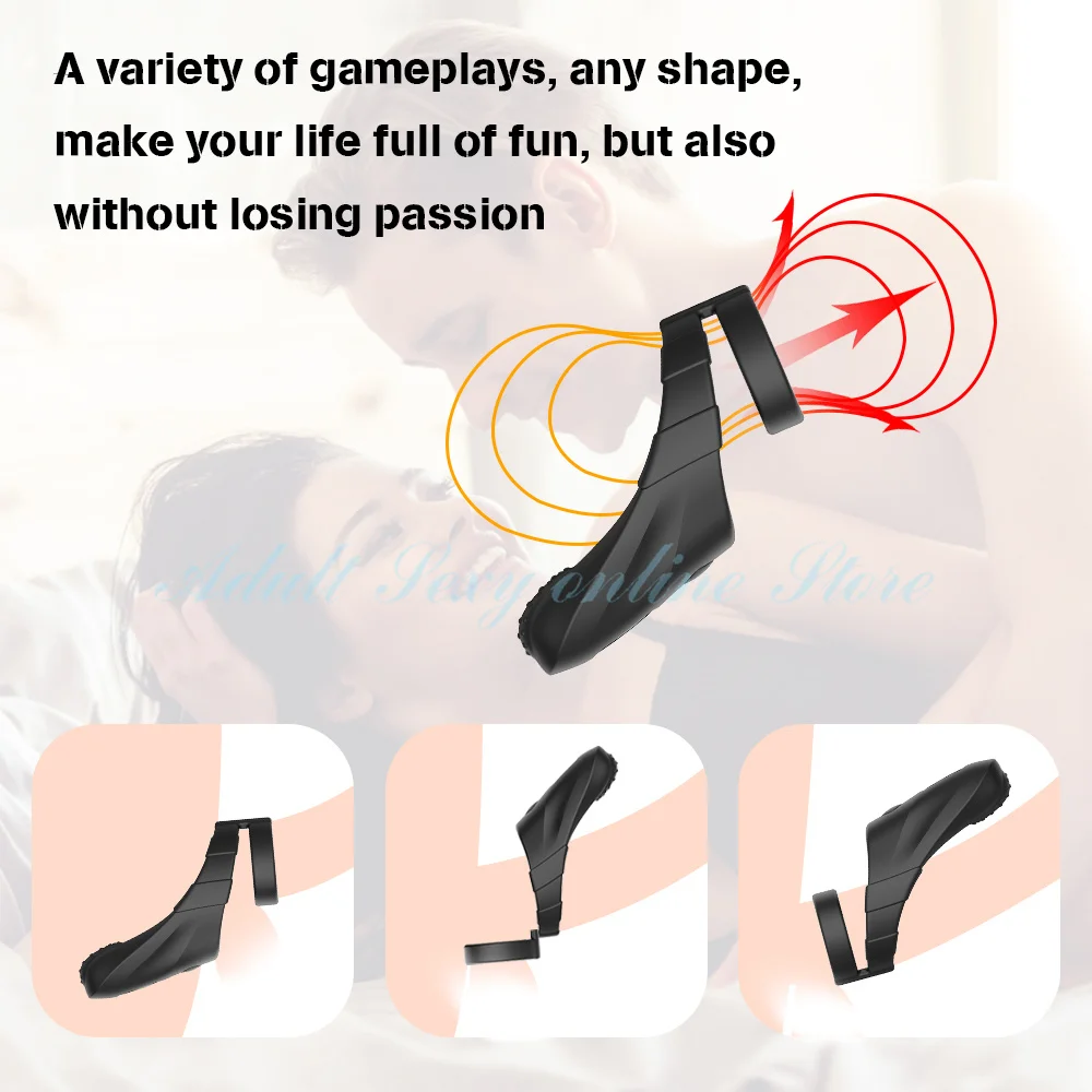 10-частотный вибрирующий пенис кольцо для массажа мужчин мужской мастурбатор