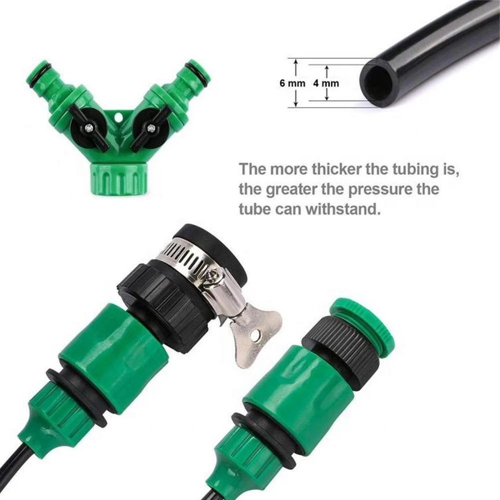 40M Micro Drip Irrigation System Watering Kit Smart Garden Automatic Plant Green House |