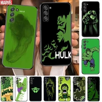 hulk cartoon phone cover hull for samsung galaxy s6 s7 s8 s9 s10e s20 s21 s5 s30 plus s20 fe 5g lite ultra edge