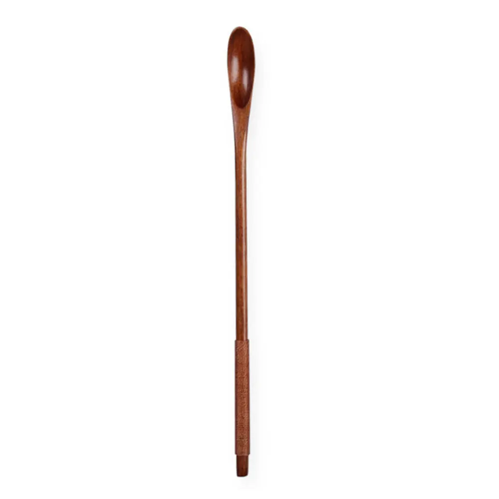 

Japanese Long Handle Coffee Spoon Creative Solid Wood Tableware Stir Stick Milk Tea Milk Honey Small Wooden Spoon