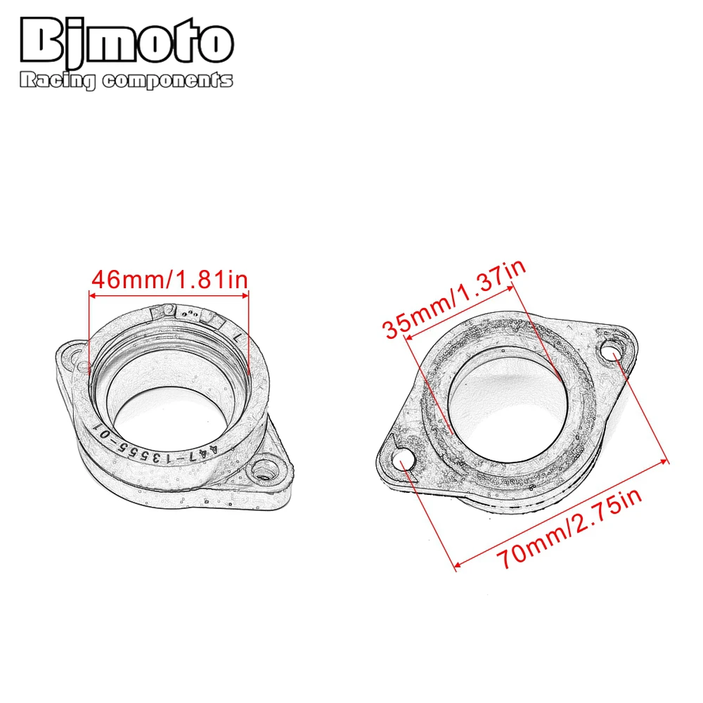 Мотоцикл резиновый карбюраторный адаптер впускной трубы подходит для Yamaha XS650 XS 650