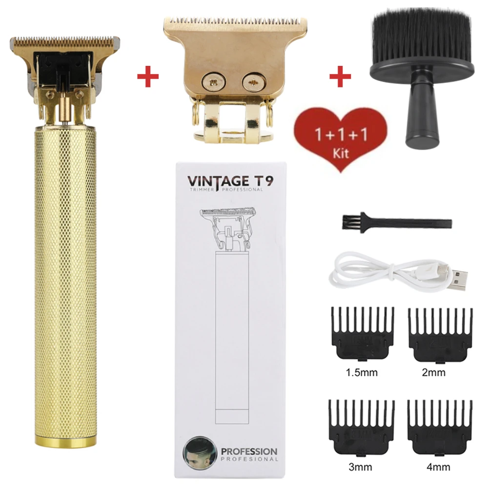 

Hair Clipper Set Tool Rechargeable Trimmer Hair Barber Shaver Machine Cordless Haircut Men Cutter Shaver with Gift