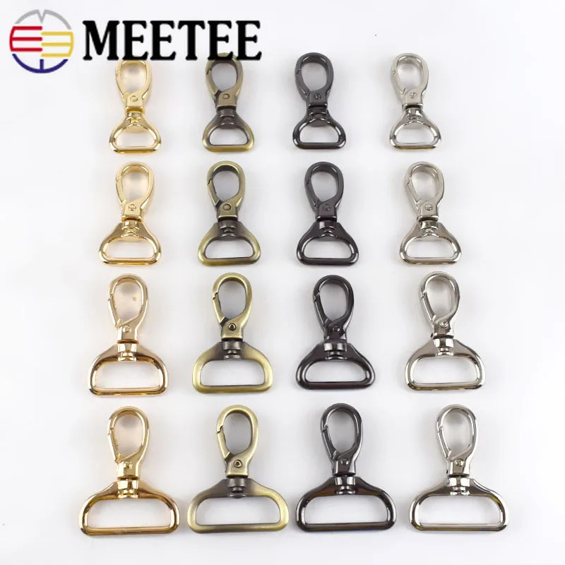 5/10 шт. металлические пряжки для сумок вертлюжная застежка брелок ключей с