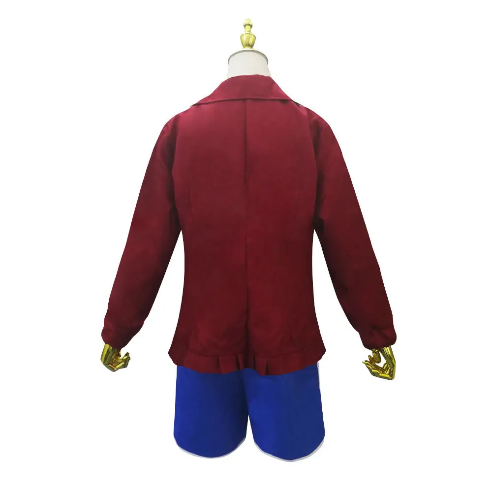 Dangan Ronpa Danganronpa Косплей Aoi Asahina Униформа винно-красные шорты для женщин девочек