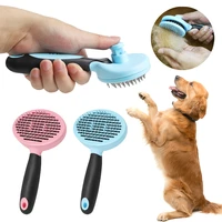 pet needle comb cleaning brush grooming brush for dogs and cats quick clean short and medium hair removal dog accessories
