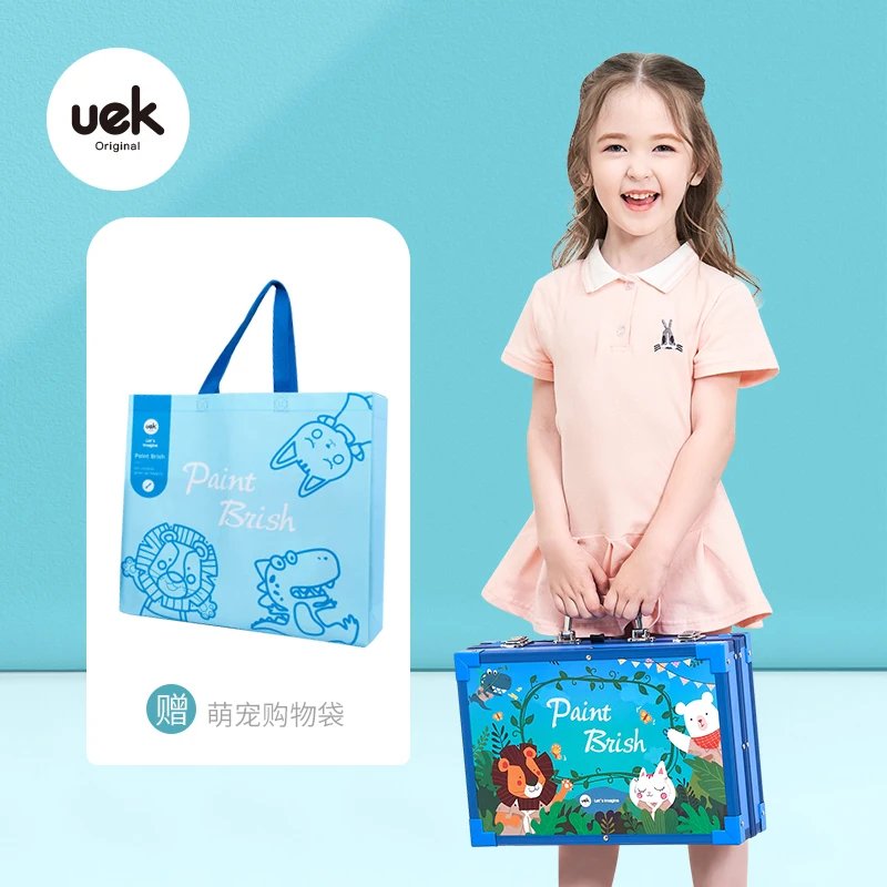 UEK Kids Washable Crayons Non Toxic Silky Twistable Gel Crayon Large Safe for Baby Children Pastel Watercolor | Канцтовары для