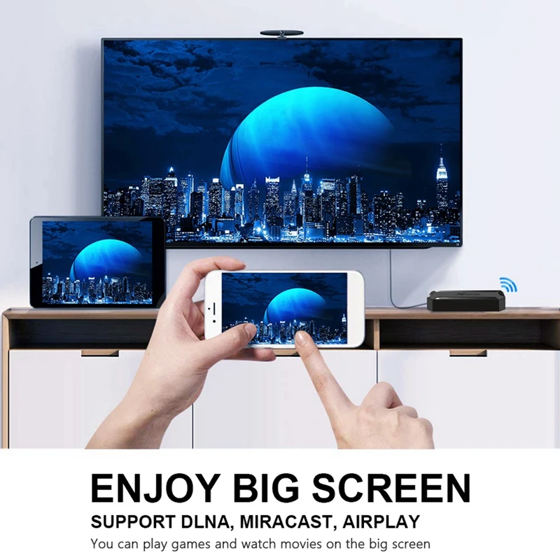 Приставка Смарт ТВ X96Q Android 10 0 четырехъядерный Allwinner H313 1 ГБ 8 Гб поддержка 4K