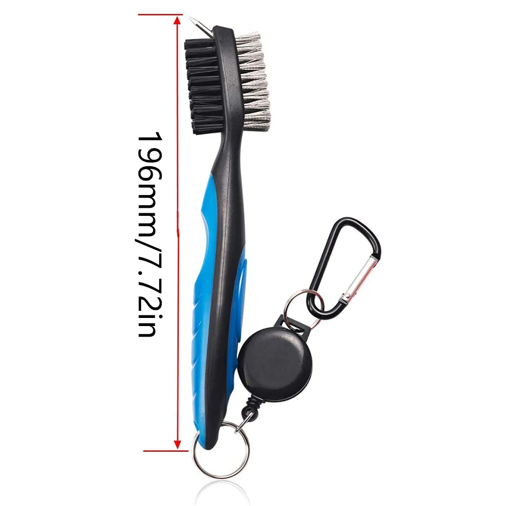

Golf Club Brush Golf Groove Cleaning Brush 2 Sided Golf Putter Wedge Ball Groove Cleaner Kit Cleaning Tool 2PC Red Blue New Hot
