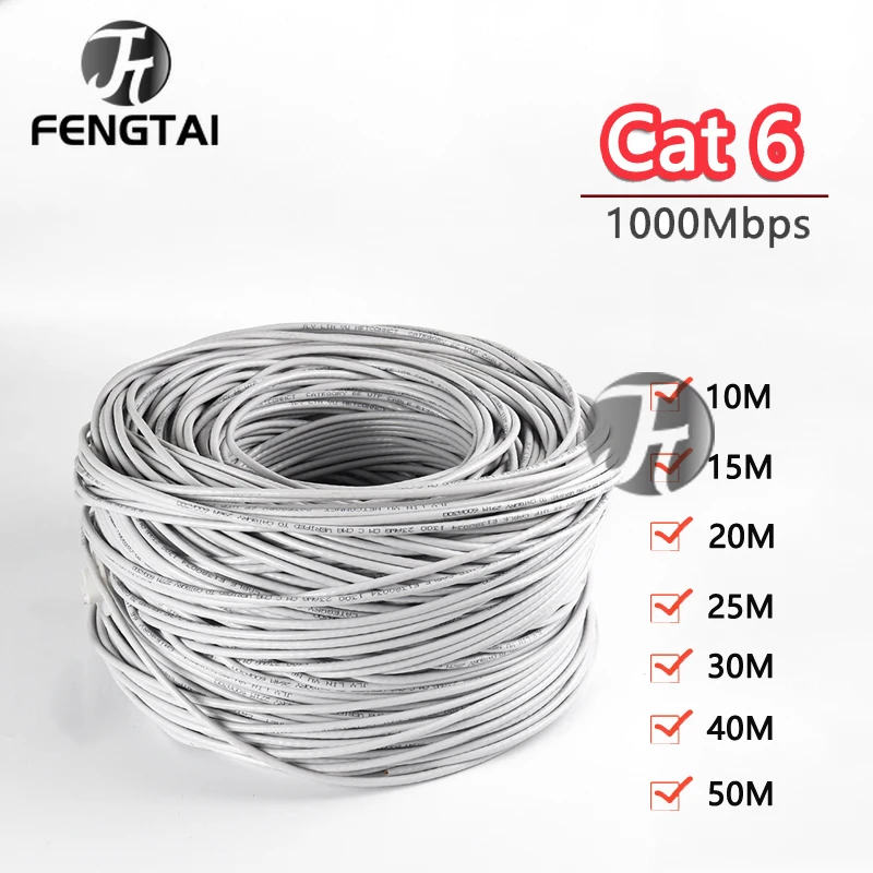 Сетевой кабель Ethernet CAT 6 UTP 10/40/50 м 20/30/15 |