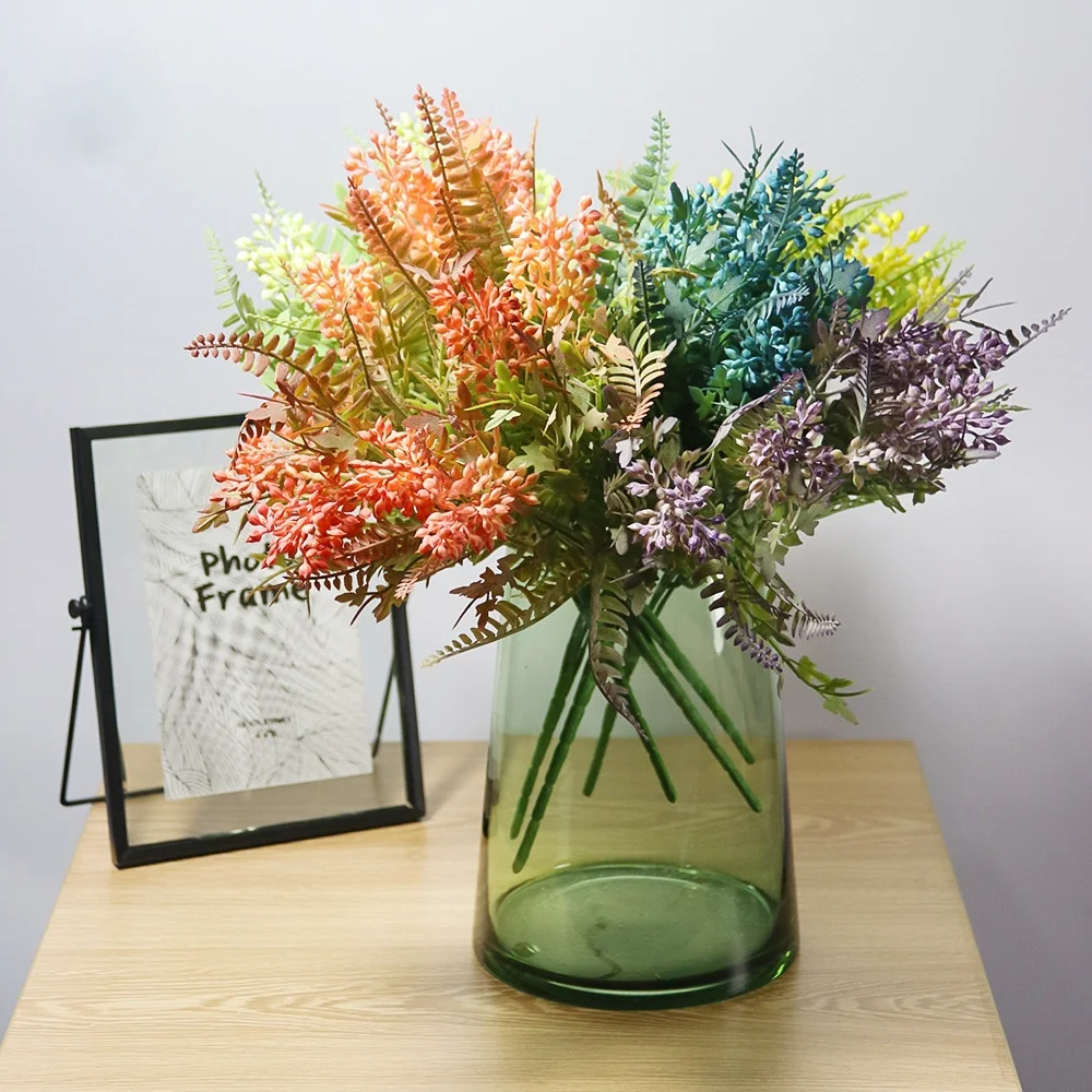 

Home Vase Furnishings Simulation Plant European-style Acacia Bean Indoor Restaurant Partition Flower Arrangement