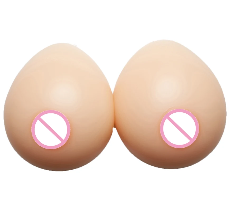

Self-adhesive Silicone Breast Forms Reusable Crossdresser Attachable Nipple Covers for Mastectomy Cosplay Ajusen