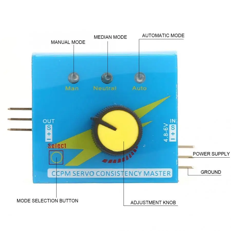 Мульти тестер сервоприводов 3CH ECS consistance Speed Controler Мощный канал CCPM Meter Master Checker RC Dron