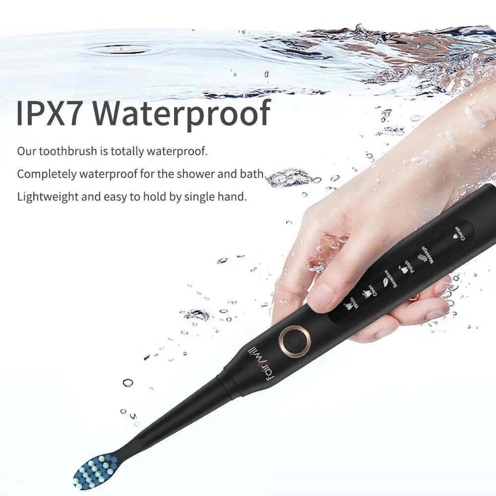 Электрическая зубная щетка Fairywill FW-507 USB зарядное устройство IPX7 Водонепроницаемая