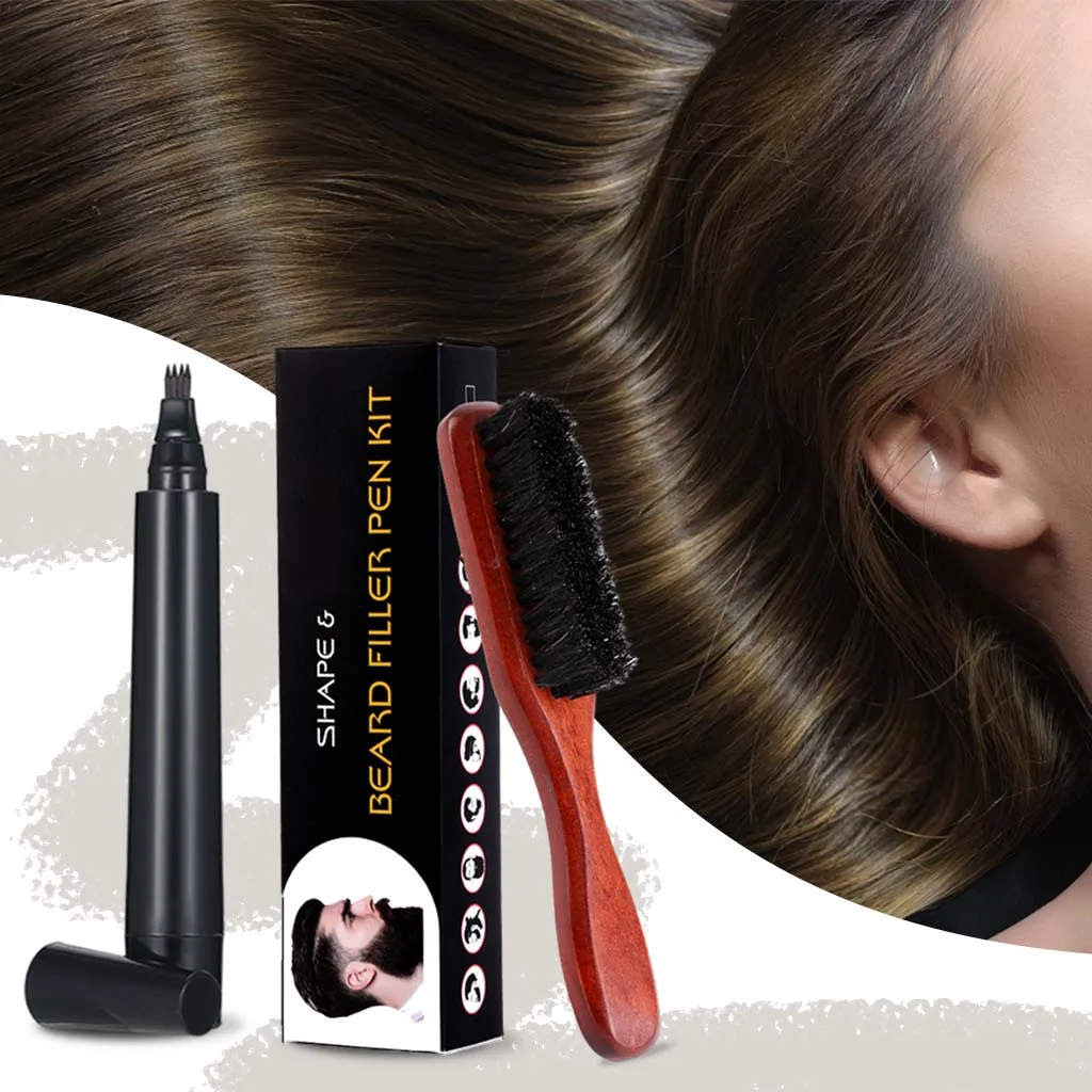 Борода карандаш наполнитель комплект Ручка заполнения пота доказательства