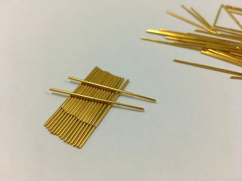 100/шт PAL75-J1 Прочный латунный пружинный Пробник бытовой металлический Длина рукава