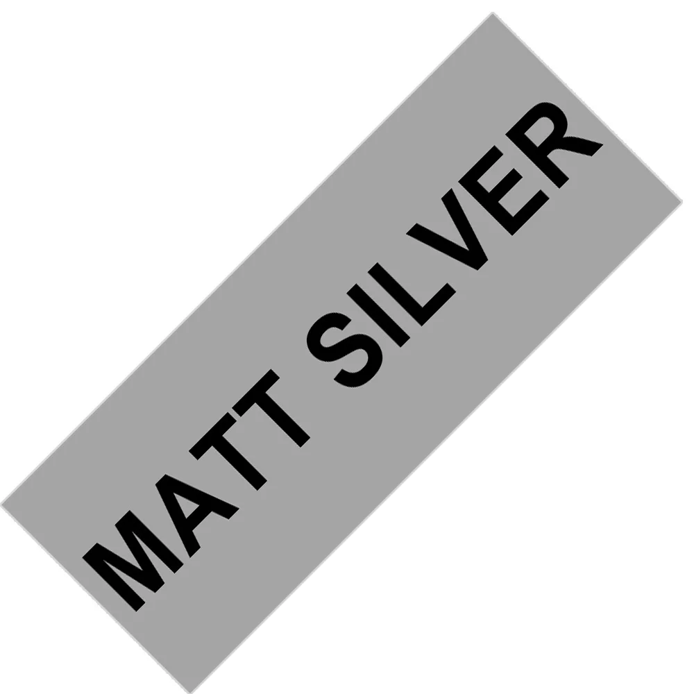 Black on Matt Silver 1 шт. Этикетка ленты SS12KW совместимый для EPSON LW-300 LW-400 LW-600P LW-700 LC-4WBN9 принтера "Mei Qing"(12 мм* 8 м черный на белом) этикетировщик - Цвет: Black on Matt Silver