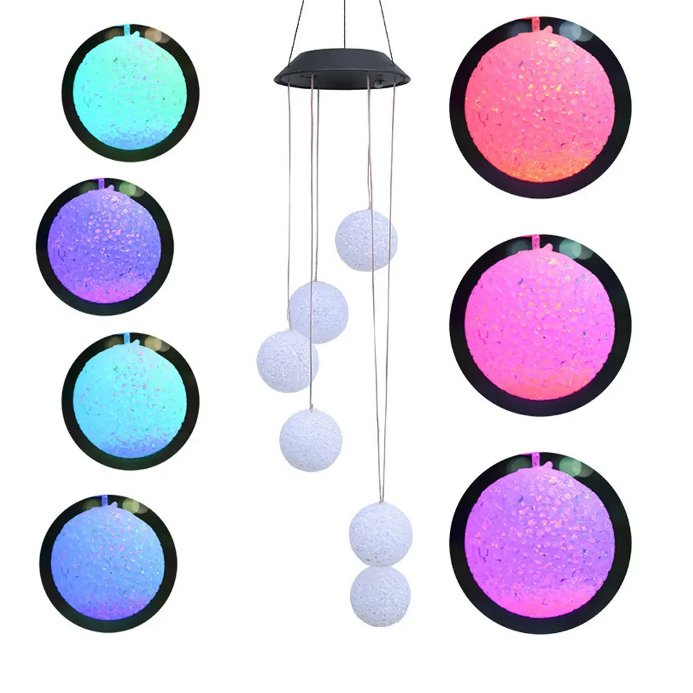 Хрустальный шар солнечный светильник на открытом воздухе светодиодный ветряной