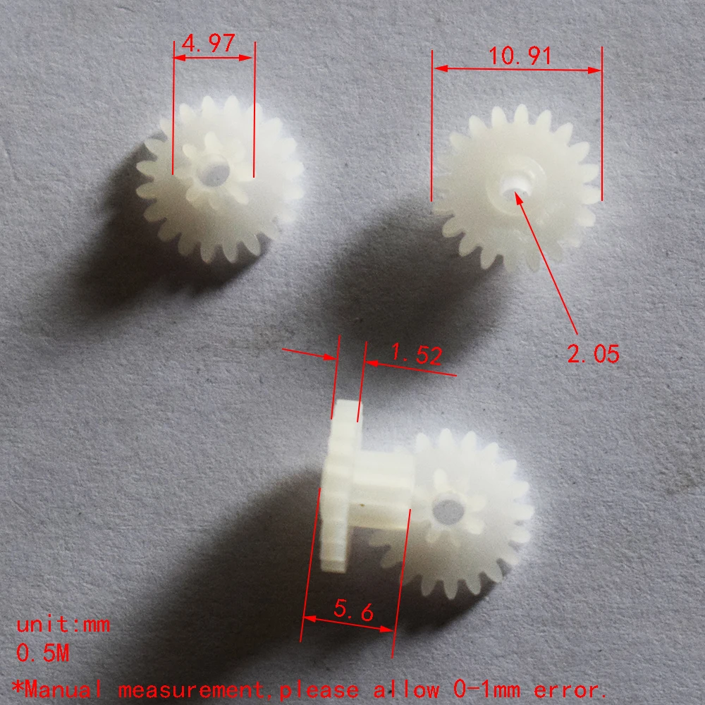 5667 шт. 20 + 8T 2 1 мм отверстие пластиковая Шестерня Радиоуправляемый автомобиль