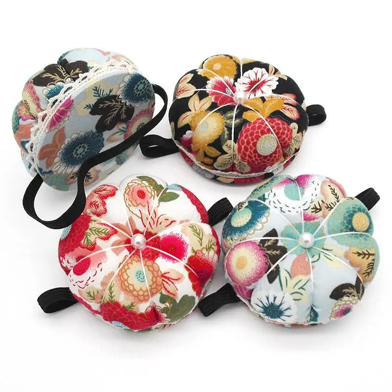 

Cushion Home Sewing Tools Accessory 1PCS DIY Craft Needle Pin Cushion Holder With Wood Bottom Sewing Pin