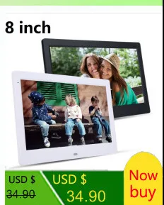 Новинка, 10 дюймов, Экран светодиодный Подсветка HD 1024*600 цифровая фоторамка электронный альбом для фотографий Музыка Фильмы Функция, хороший подарок для ребенка
