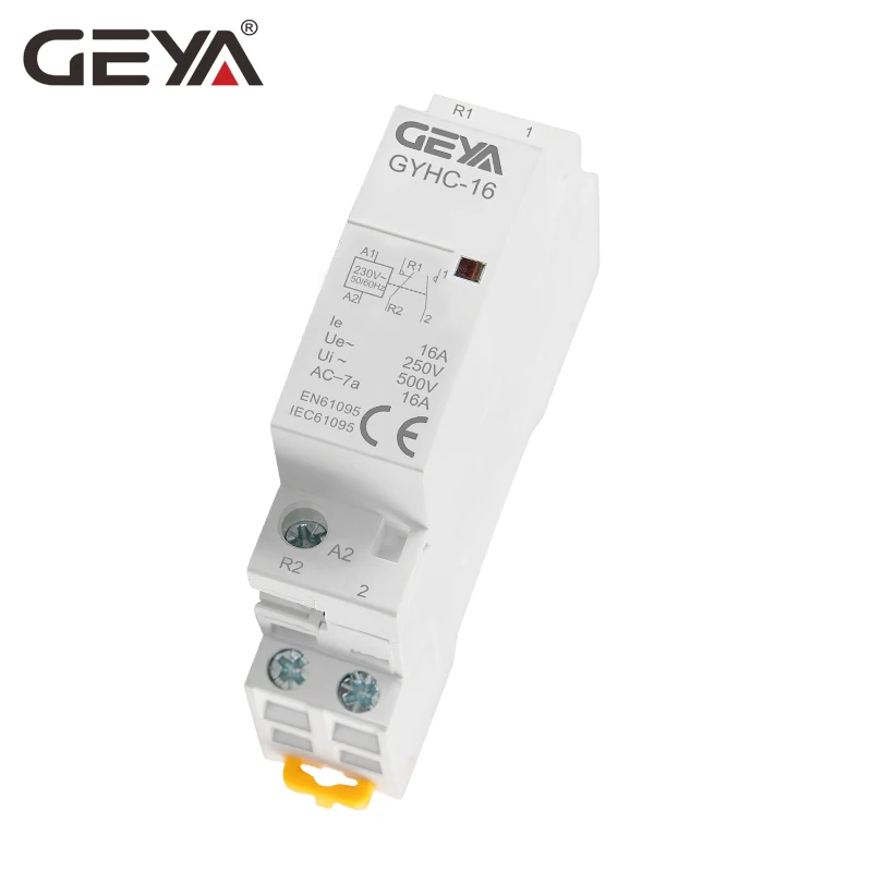 Модульный контактор GEYA GYHC 2P 16A 20A 25A 2NO или 2NC 1NO1NC220V автоматический бытовой типа